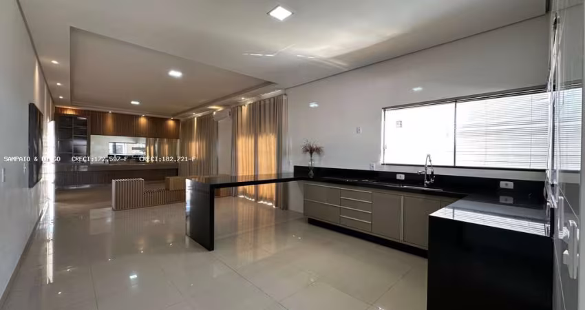 Casa para Venda em Jaboticabal, Jardim barcelona, 3 dormitórios, 1 suíte, 1 banheiro, 2 vagas