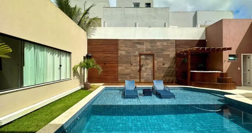 Linda casa 4 suítes em condomínio fechado em villas de jacuípe 420m²