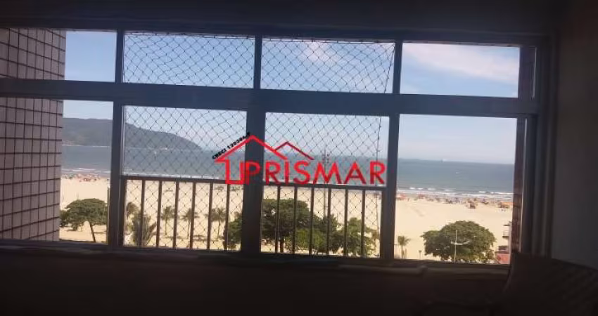 2 dormitorios + dependencia de empregada, frente ao mar, pompéia 1 vaga