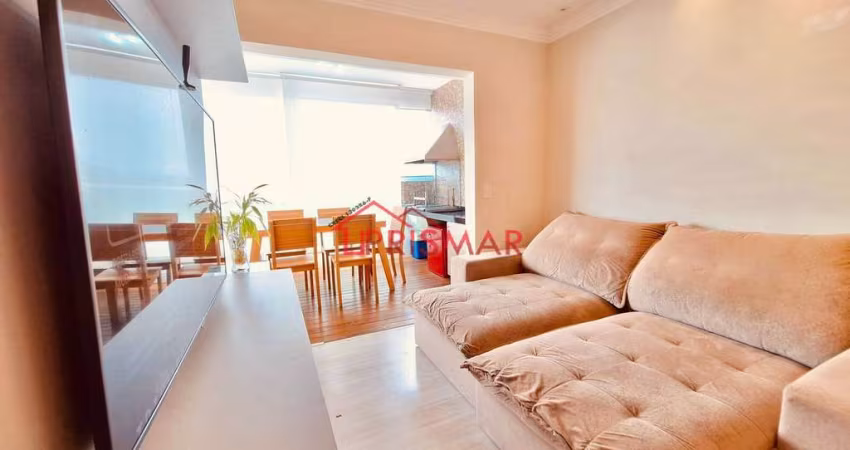 Apartamento varanda churrasqueira 2 vagas, Campo Grande