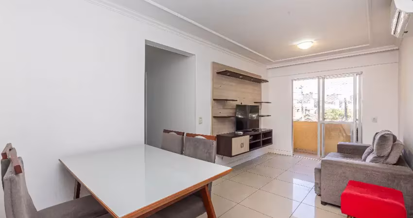 Apartamento mobiliado para alugar no portão – 3 quartos, ar-condicionado e sacada