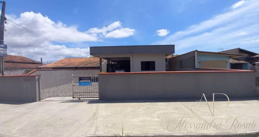 COD.185 - CASA EM ALVENARIA COM LAJE NO BAIRRO SALINAS/BAL.BARRA DO SUL