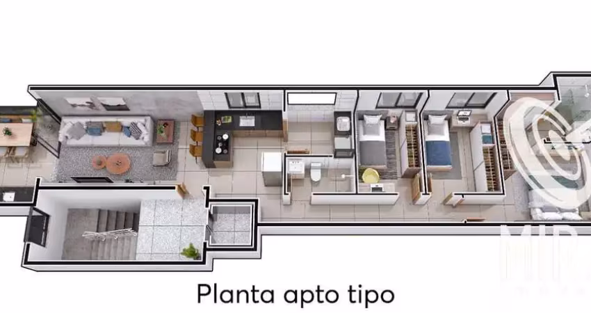 Apartamento com 3 quartos à venda no Canaã, Ipatinga 