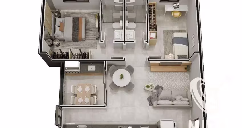 Apartamento com 2 quartos à venda no Iguaçu, Ipatinga 
