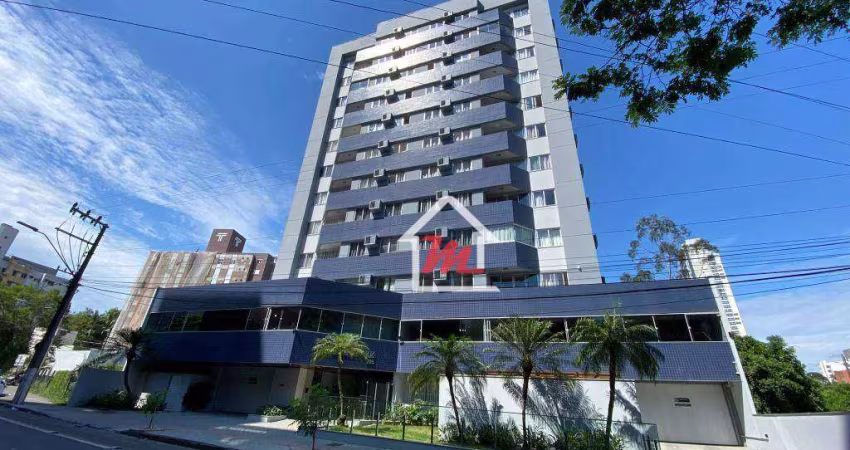 Apartamento com 1 dormitório para alugar, 74 m² por R$ 2.037,50/mês - Victor Konder - Blumenau/SC