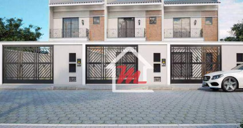 Sobrado com 2 dormitórios à venda, 97 m² por R$ 590.000,00 - Itacolomi - Balneário Piçarras/SC