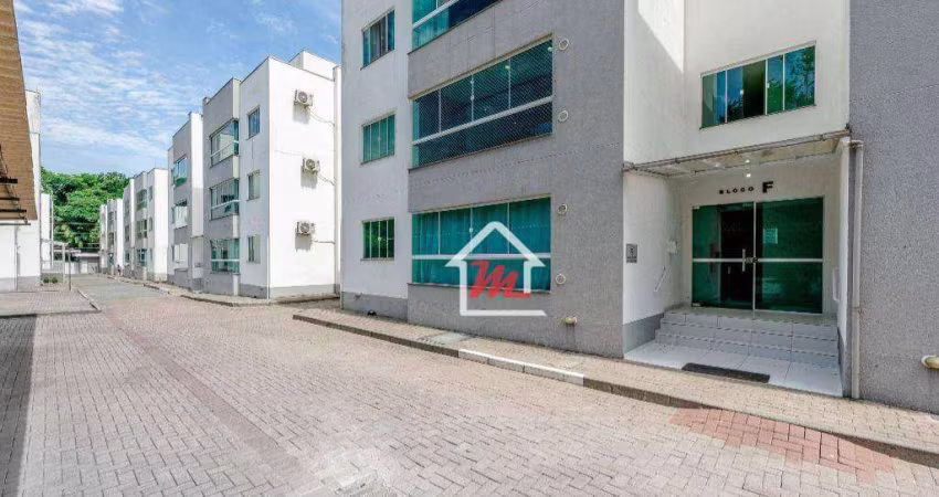 Apartamento com 2 dormitórios ( 01 suíte ) à venda, 73 m² por R$ 319.000 - Escola Agrícola - Blumenau/SC