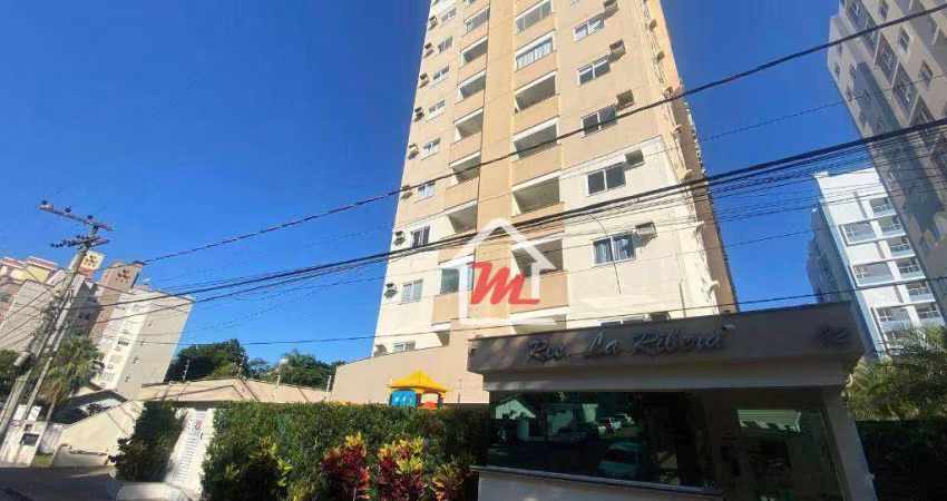 Apartamento com 2 dormitórios para alugar, 72 m² por R$ 2.525,00/mês - Velha - Blumenau/SC