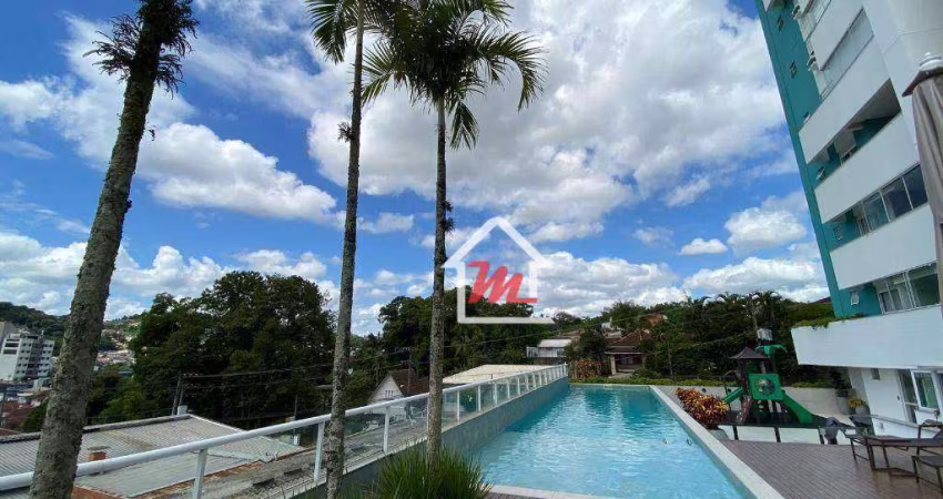 Apartamento com 3 dormitórios para alugar, 97 m² por R$ 3.600,00/mês - Escola Agrícola - Blumenau/SC