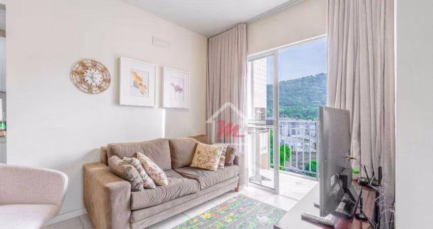 Apartamento com 2 dormitórios à venda, 55 m² por R$ 270.000,00 - Passo Manso - Blumenau/SC