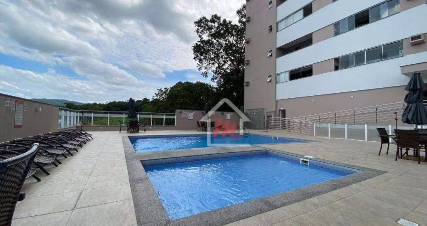 Apartamento com 2 dormitórios para alugar, 72 m² por R$ 3.150/mês - Velha - Blumenau/SC