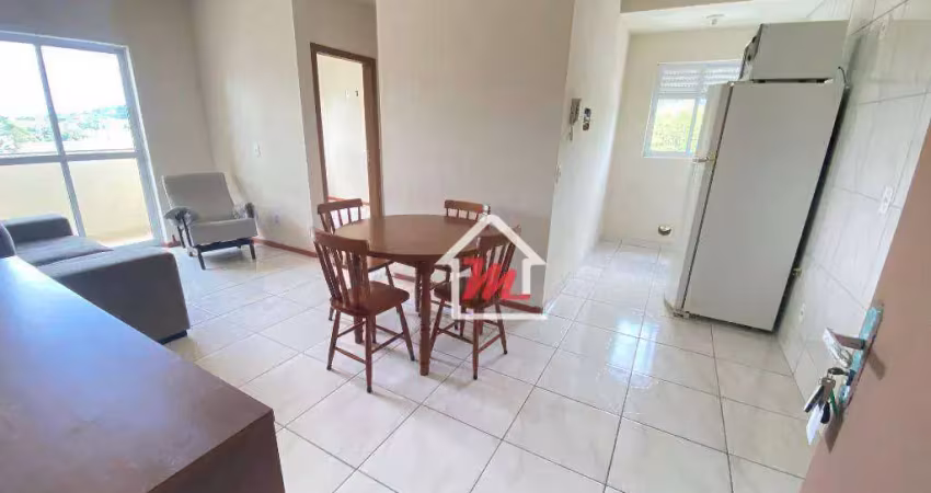 Apartamento com 2 dormitórios para alugar, 54 m² por R$ 1.750,00/mês - Velha - Blumenau/SC