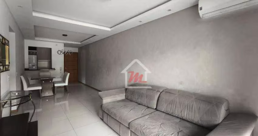 Apartamento MOBILIADO (inclusive eletros) 2 dormitórios, sendo 1 suite, sacada com churrasqueira, 1 vaga à venda por R$ 399.000 - Garcia - Blumenau/SC