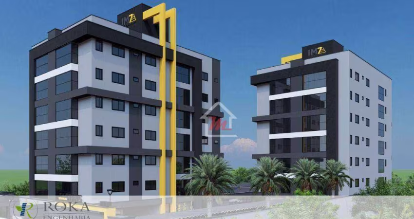 Apartamento com 2 dormitórios à venda, 62 m² por R$ 357.781,58 - Nações - Indaial/SC
