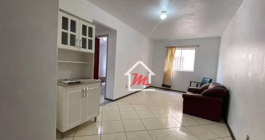 Apartamento com 2 dormitórios para alugar, 55 m² por R$ 1.580,00/mês - Velha - Blumenau/SC