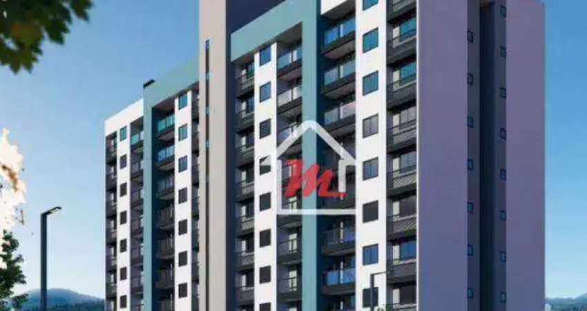 Apartamento com 2 dormitórios à venda, 76 m² por r$ 306.000,00 - itoupava central - blumenau/sc
