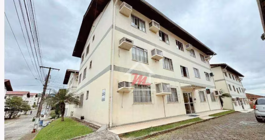 Apartamento semi-mobiliado com 3 dormitórios à venda, 91 m² por r$ 320.000 - água verde - blumenau/sc