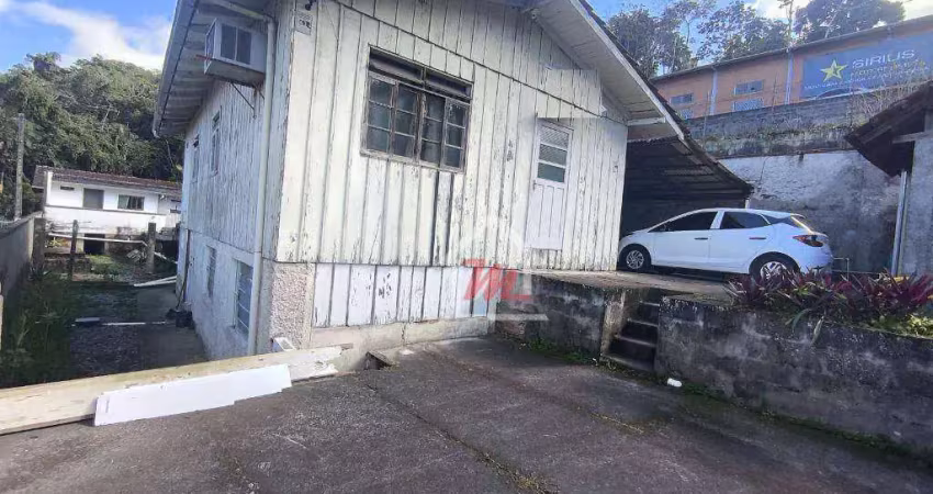 Casa com 2 dormitórios , mais 3 quitinetes, à venda, 120 m² por r$ 532.000 - água verde - blumenau/sc