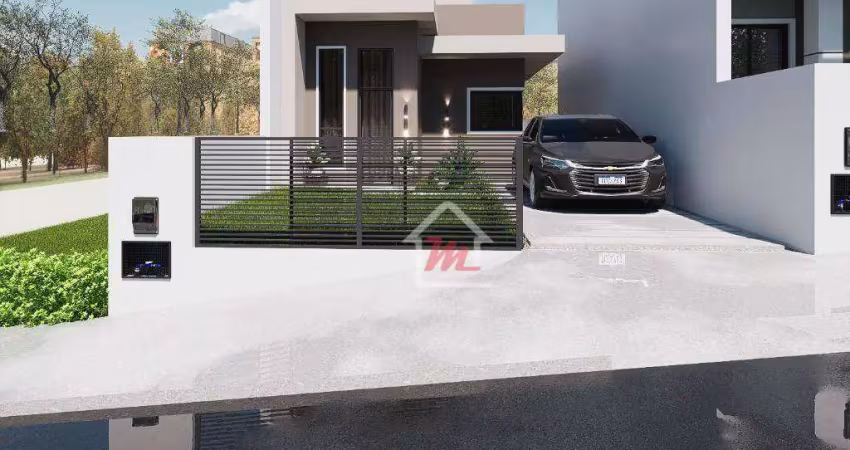 Casa com 3 dormitórios à venda, 74 m² por r$ 399.000,00 - benedito - indaial/sc