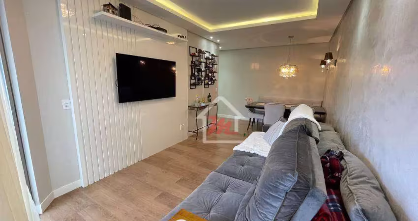 Apartamento com 2 dormitórios à venda, 84 m² por r$ 335.000,00 - velha central - blumenau/sc