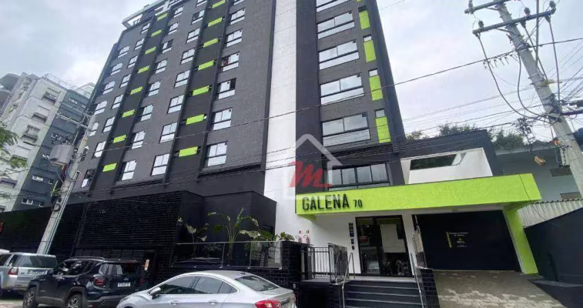 Apartamento com 1 dormitório à venda, 24 m² por r$ 335.000,00 - centro (blumenau) - blumenau/sc
