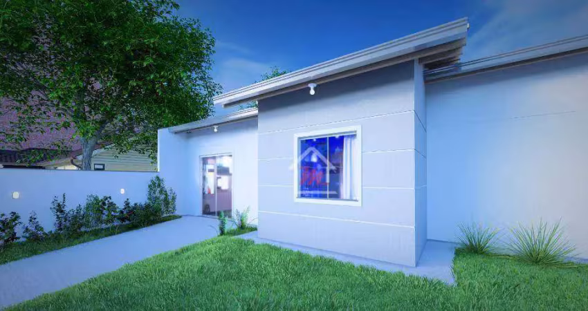 Casa com 3 dormitórios à venda, 64 m² por r$ 395.000 - velha central - blumenau/sc