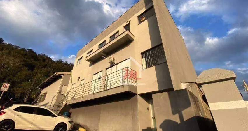 Apartamento com 2 dormitórios para alugar, 55 m² por r$ 1.710/mês - salto weissbach - blumenau/sc