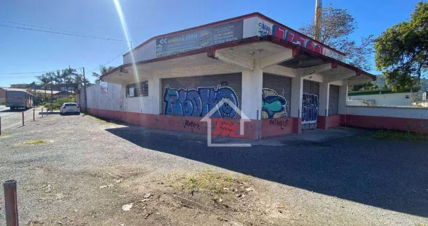 Galpão para alugar, 420 m² por r$ 12.500,00/mês - velha central - blumenau/sc