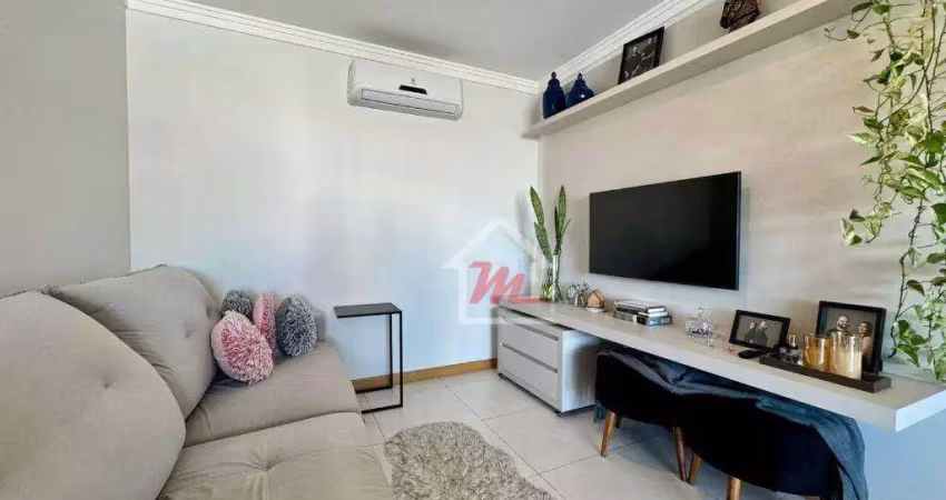 Apartamento com 2 dormitórios à venda, 80 m² por r$ 595.000,00 - velha - blumenau/sc