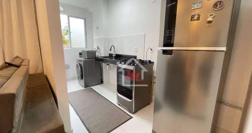 Apartamento com 2 dormitórios à venda, 44 m² por r$ 290.000,00 - água verde - blumenau/sc