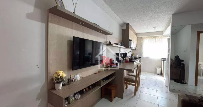 Apartamento com 2 dormitórios à venda, 45 m² por r$ 185.000,00 - itoupavazinha - blumenau/sc