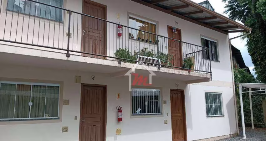 Apartamento com 2 dormitórios à venda, 43 m² por r$ 220.000,00 - badenfurt - blumenau/sc