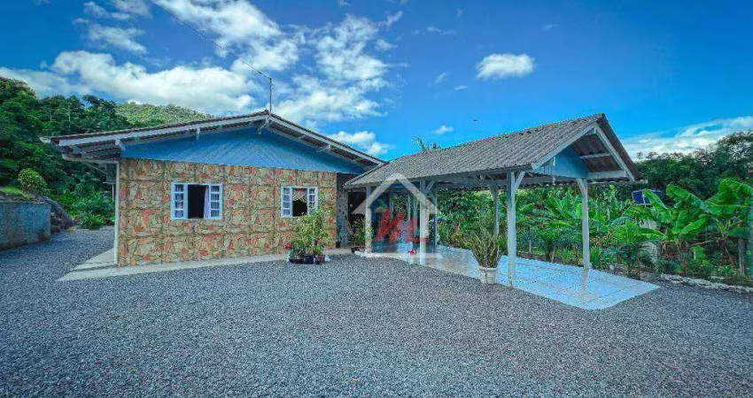 Sítio com 4 dormitórios à venda, 3048 m² por r$ 400.000,00 - são pedro velho - rodeio/sc