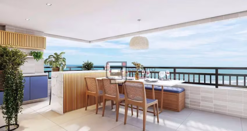 Apartamento com 1 dormitório à venda, 65 m² por r$ 395.000 - balneário flórida - praia grande/sp