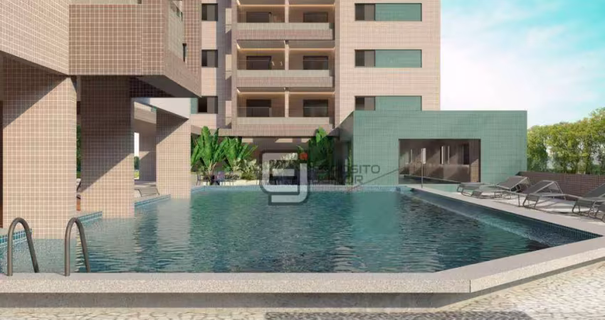 Apartamento com 2 dormitórios à venda, 85 m² por r$ 746.601,85 - canto do forte - praia grande/sp