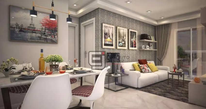Apartamento com 2 dormitórios à venda, 73 m² por r$ 495.000,00 - aviação - praia grande/sp