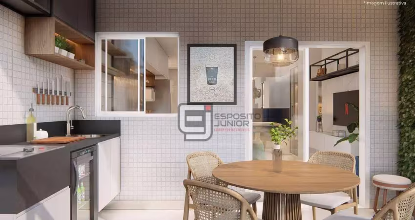 Apartamento com 3 dormitórios à venda, 101 m² por r$ 762.000,00 - guilhermina - praia grande/sp