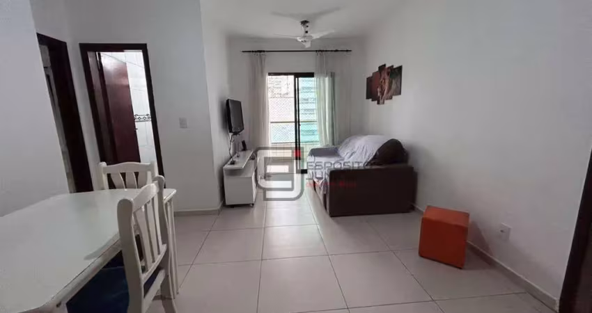 Apartamento com 1 dormitório à venda, 54 m² por r$ 320.000,00 - aviação - praia grande/sp