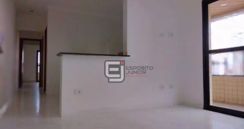 Apartamento com 2 dormitórios à venda, 62 m² por r$ 362.000,00 - boqueirão - praia grande/sp