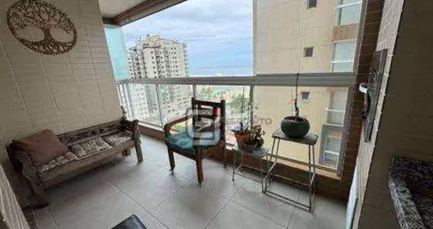Apartamento com 1 dormitório à venda, 55 m² por r$ 460.000,00 - aviação - praia grande/sp