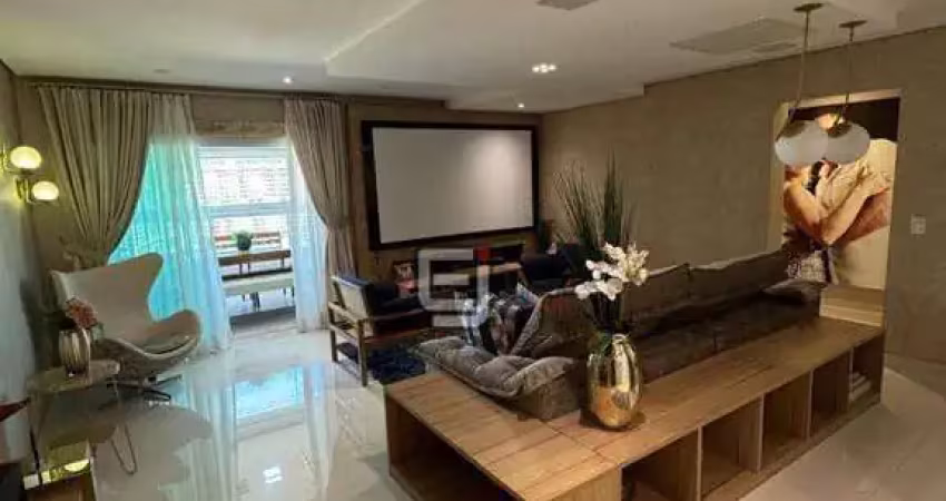 Apartamento com 3 dormitórios à venda, 205 m² por r$ 2.400.000,00 - canto do forte - praia grande/sp