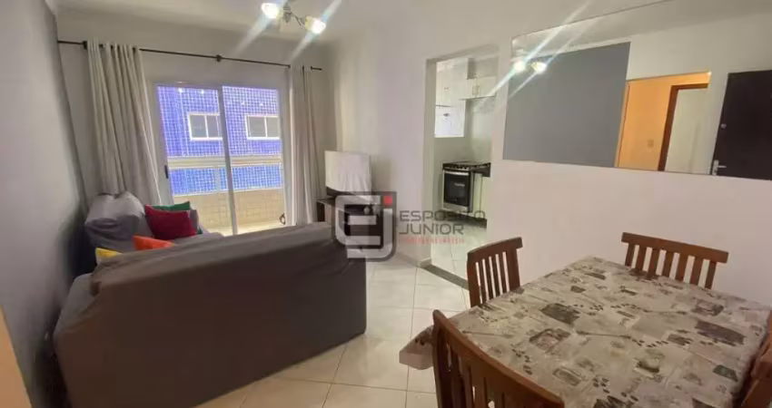 Apartamento com 1 dormitório à venda, 56 m² por r$ 315.000,00 - vila tupi - praia grande/sp
