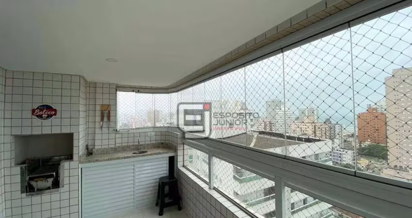 Apartamento com 2 dormitórios à venda, 93 m² por r$ 620.000,00 - aviação - praia grande/sp