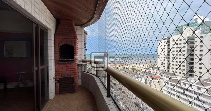 Apartamento com 3 dormitórios à venda, 130 m² por r$ 640.000,00 - vila guilhermina - praia grande/sp