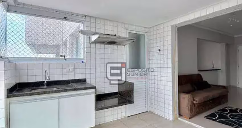 Apartamento com 2 dormitórios à venda, 74 m² por r$ 520.000,00 - caiçara - praia grande/sp