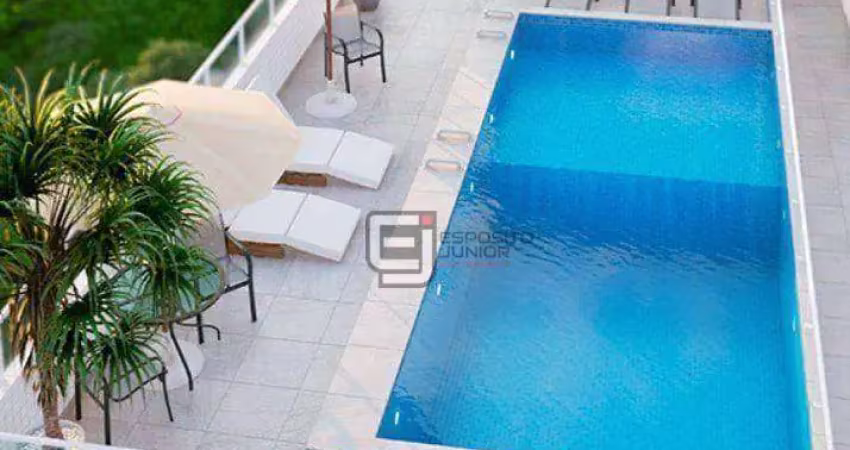 Apartamento com 1 dormitório à venda, 40 m² por r$ 323.500,00 - guilhermina - praia grande/sp