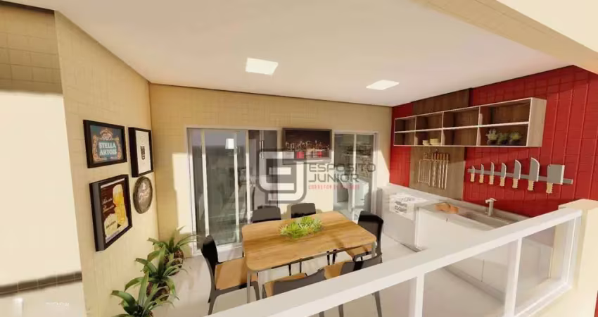 Apartamento com 2 dormitórios à venda, 76 m² por r$ 505.000,00 - tupi - praia grande/sp