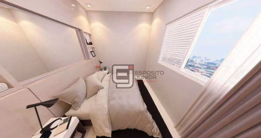 Apartamento com 2 dormitórios à venda, 60 m² por r$ 437.000,00 - boqueirão - praia grande/sp