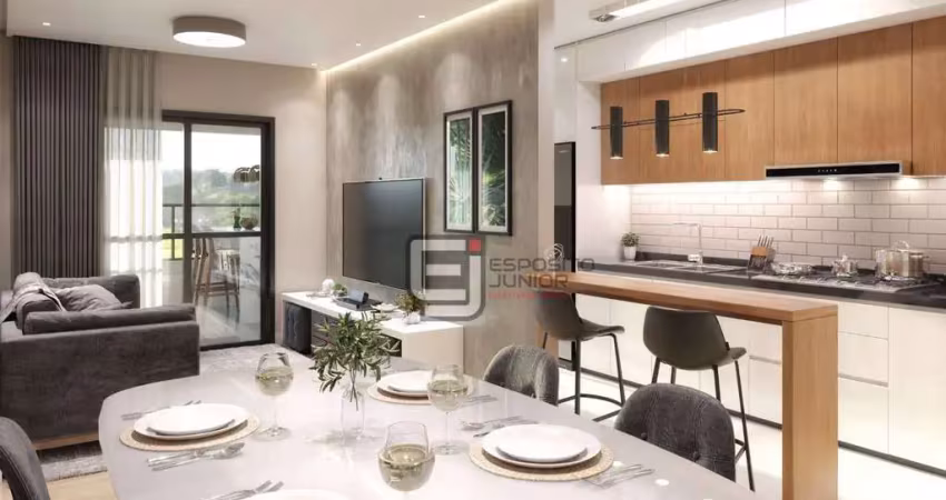 Apartamento com 2 dormitórios à venda, 72 m² por r$ 528.000,00 - maracanã - praia grande/sp