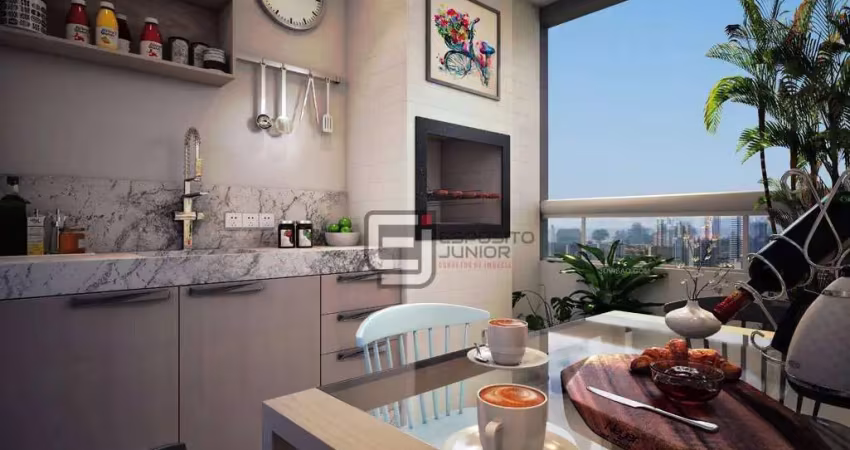 Apartamento com 2 dormitórios à venda, 73 m² por r$ 553.218,71 - maracanã - praia grande/sp